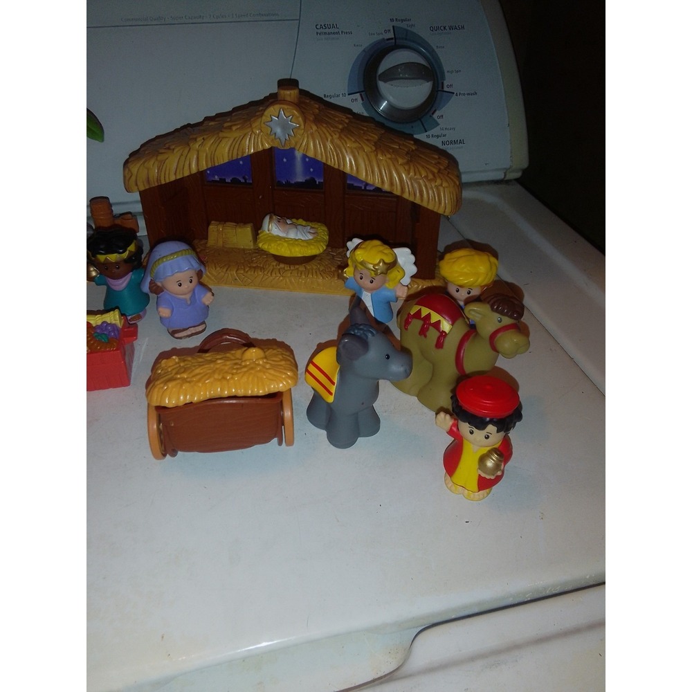 Fisher Price My Little People Christmas Nativity Scene 16 Piece Lot - Picture 2 of 9